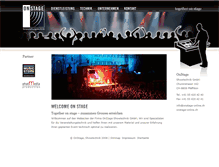 Tablet Screenshot of onstage-online.ch